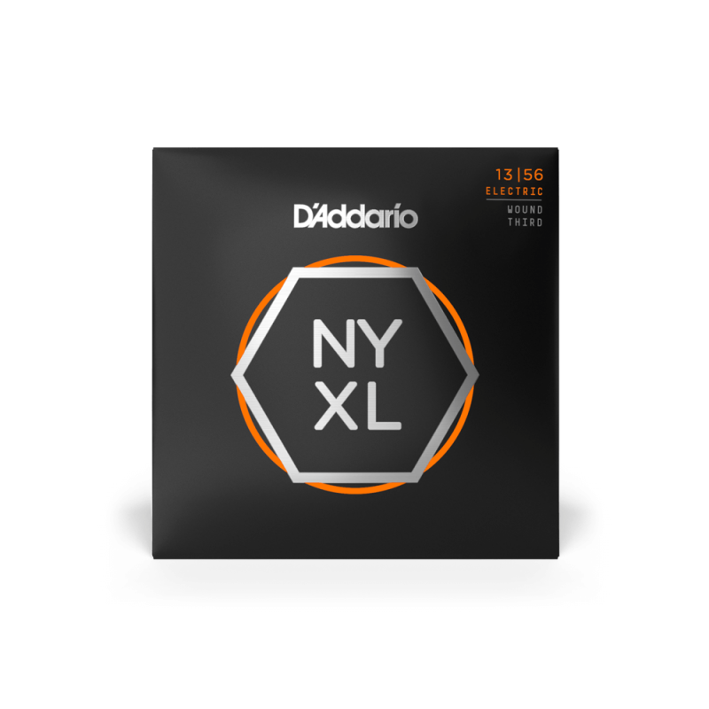 Набор струн D'ADDARIO NYXL1356W NYXL ELECTRIC MEDIUM WOUND 3RD (13-56)